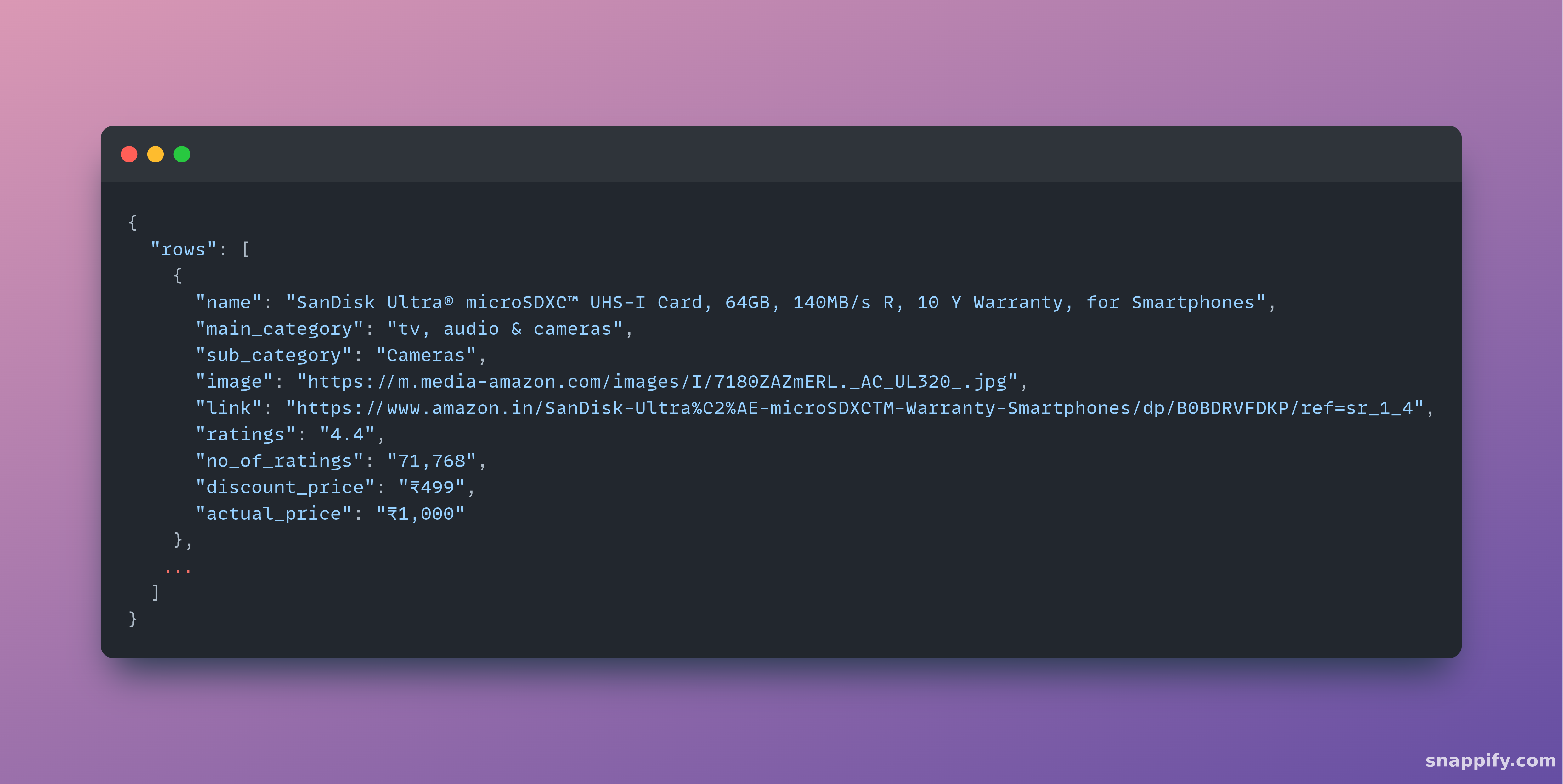 free json to excel tool - json image